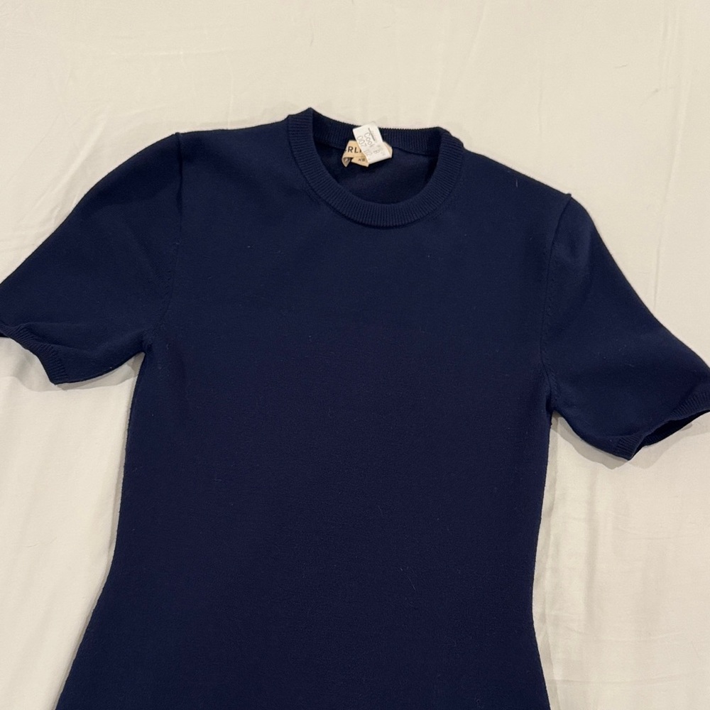 Ralph Lauren Midnight Blue Knit Dress
